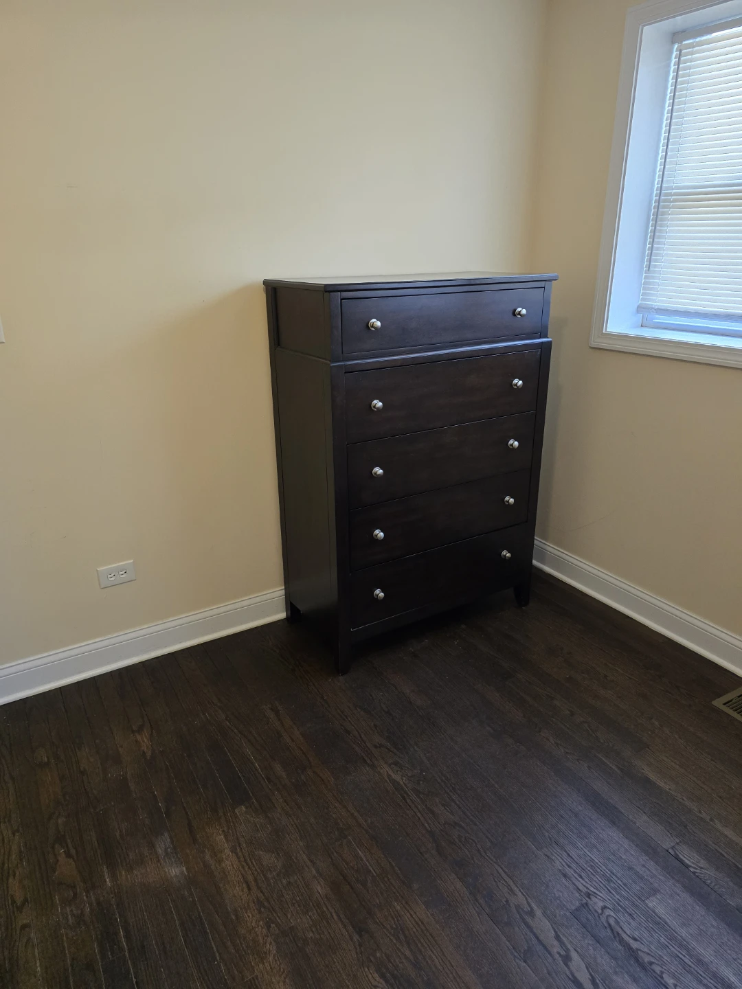 Dark Wood Dresser with Mirror - photo 4