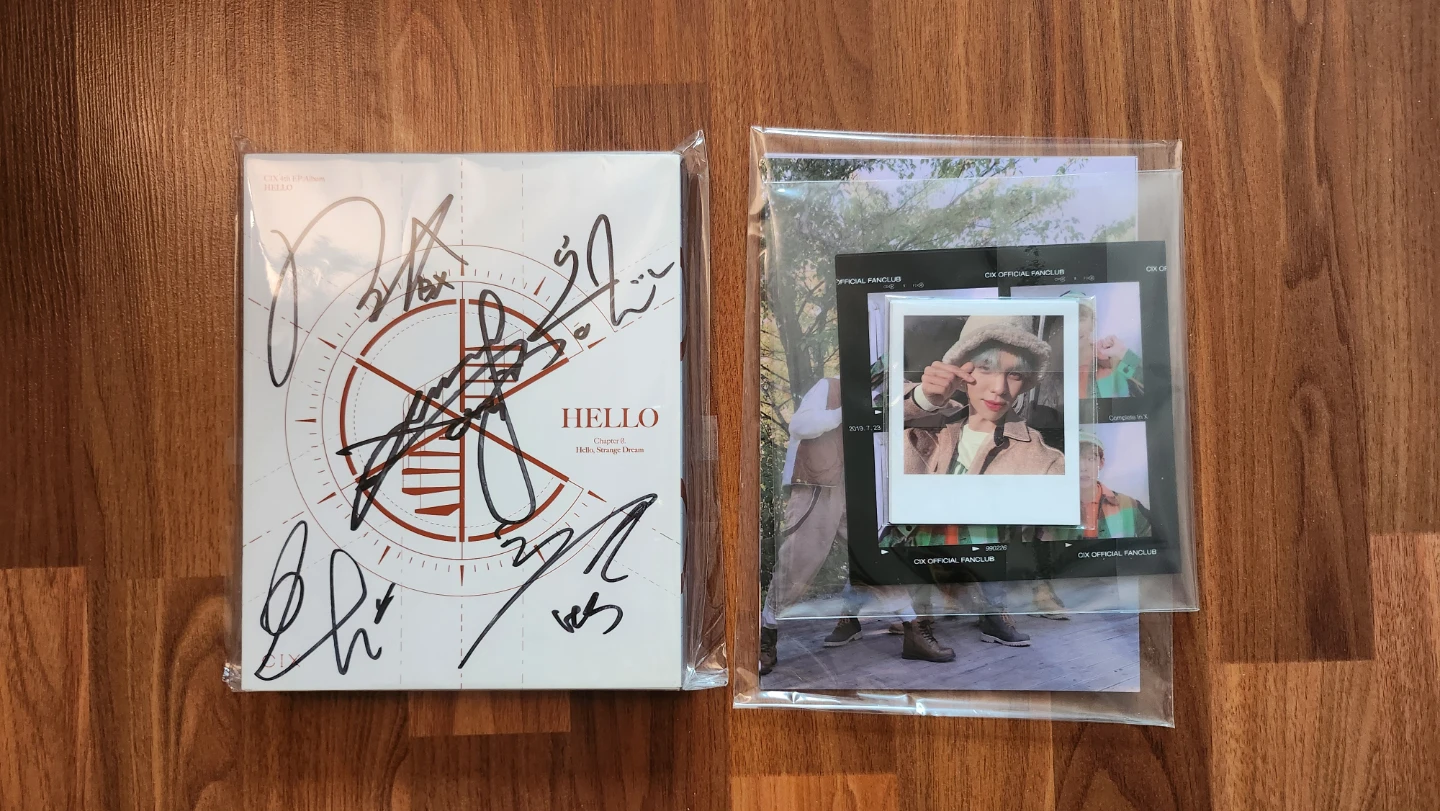 (KPOP) CIX Hello Chapter 2: Hello, Strange Dream Signed Album - photo 3