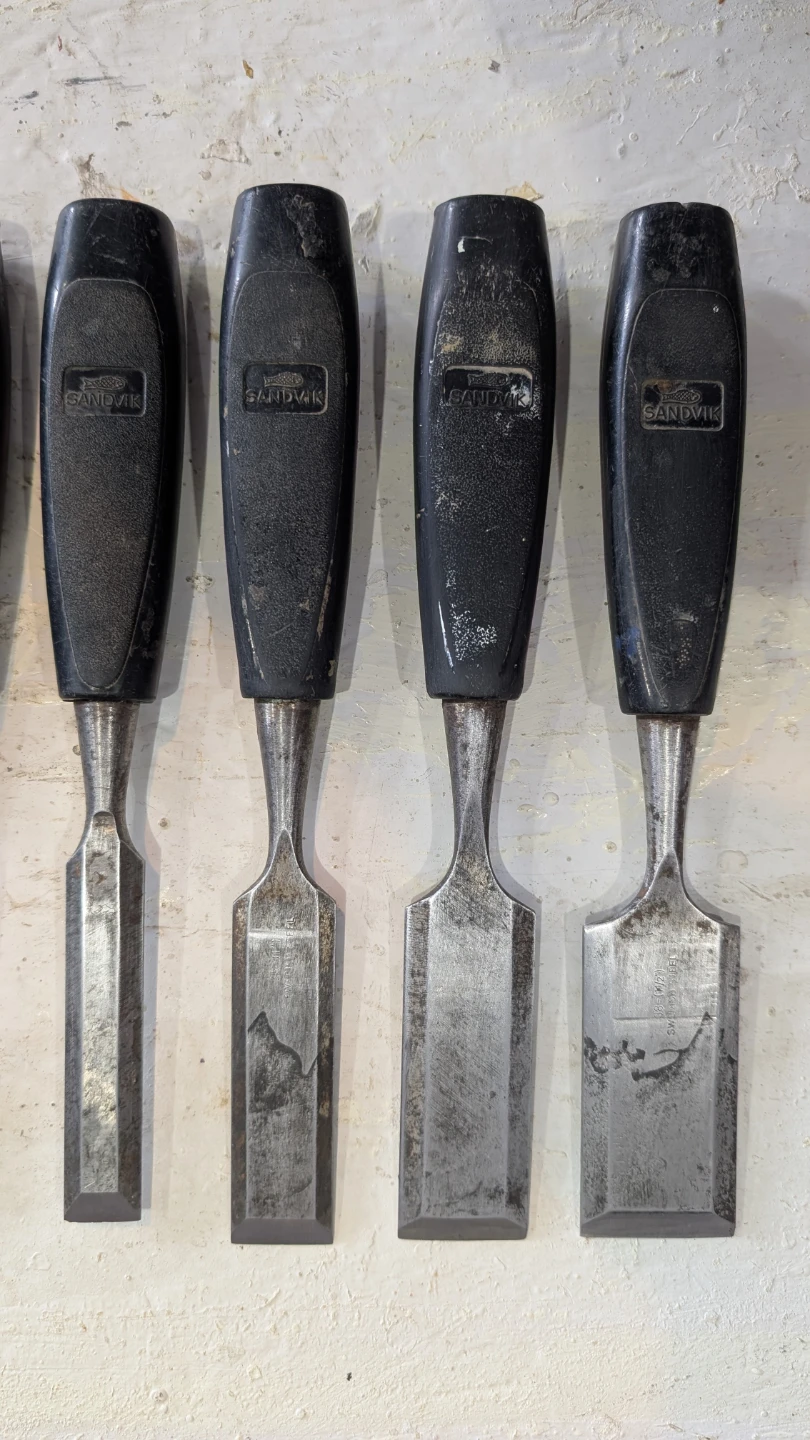 Sandvik Set of 7 Wood Chisels - photo 2