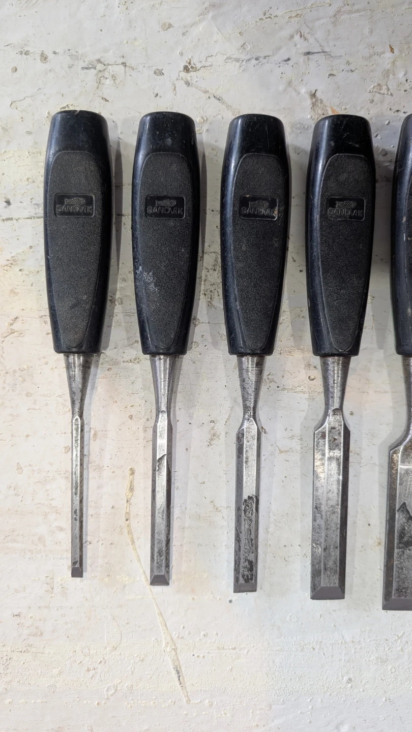 Sandvik Set of 7 Wood Chisels - photo 3