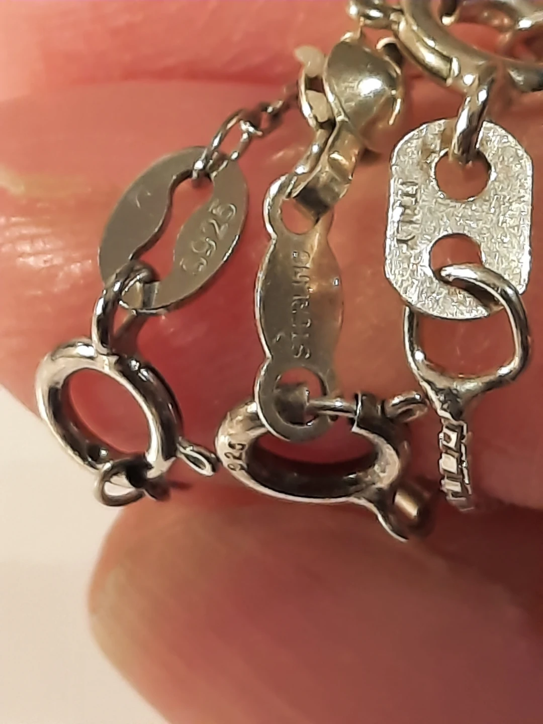 Sterling Silver Necklace Lot - photo 5