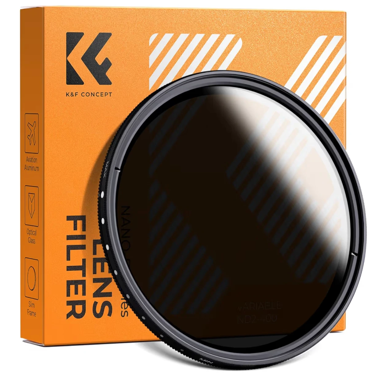 K&F Concept Variable ND2-400 Lens Filter 72mm