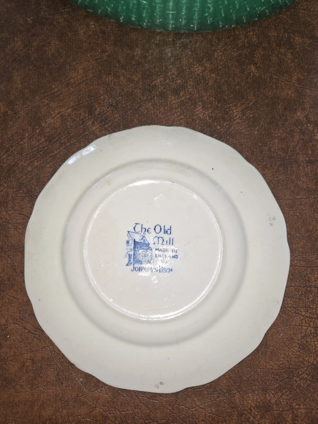 The Old Mill Plate - Blue & White Transferware - photo 3