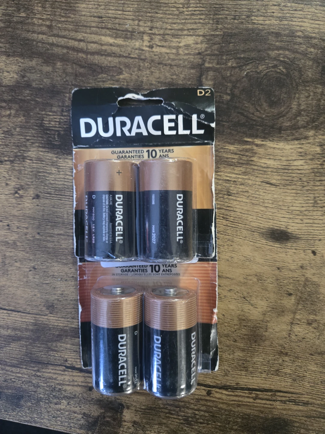 Duracell D size batteries