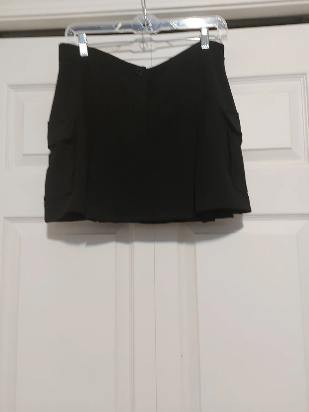 Black Cargo Mini Skirt Size Large - photo 2