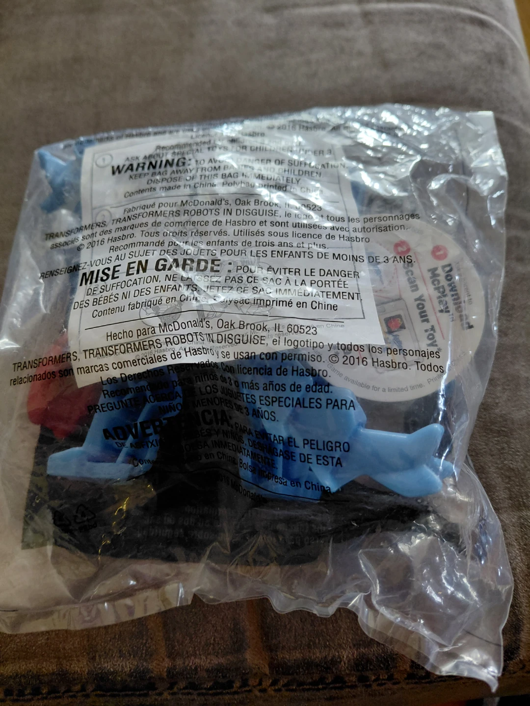 Transformers Robots in Disguise Steeljaw Happy Meal Toy - photo 2