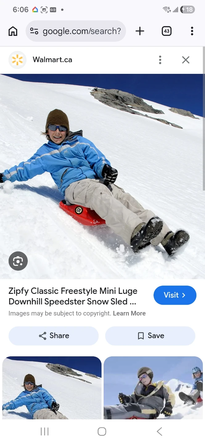 Zipfy snow sled