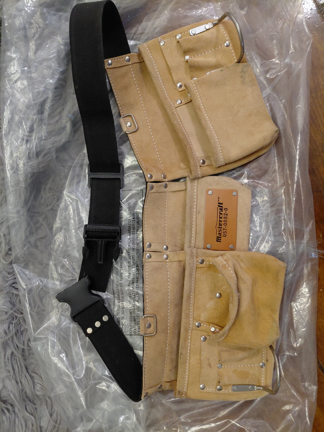 Mastercraft Suede Carpenters Tool Belt 11 pockets