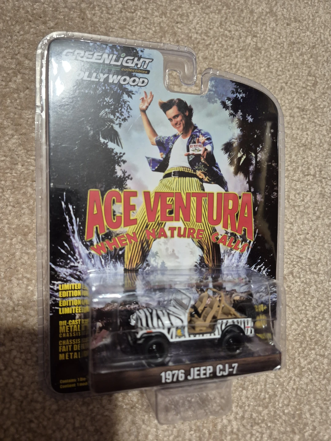 Greenlight Ace Ventura 1976 Jeep CJ-7 Die-Cast Car