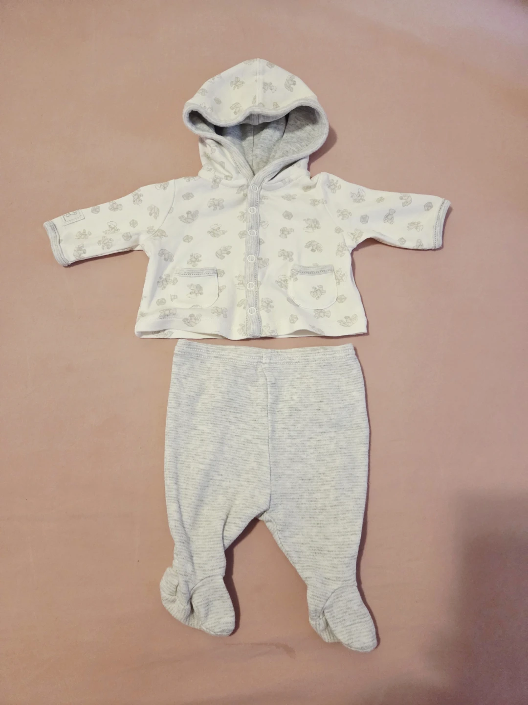 Ralph Lauren Baby Hooded Jacket & Footed Pants Set - photo 2