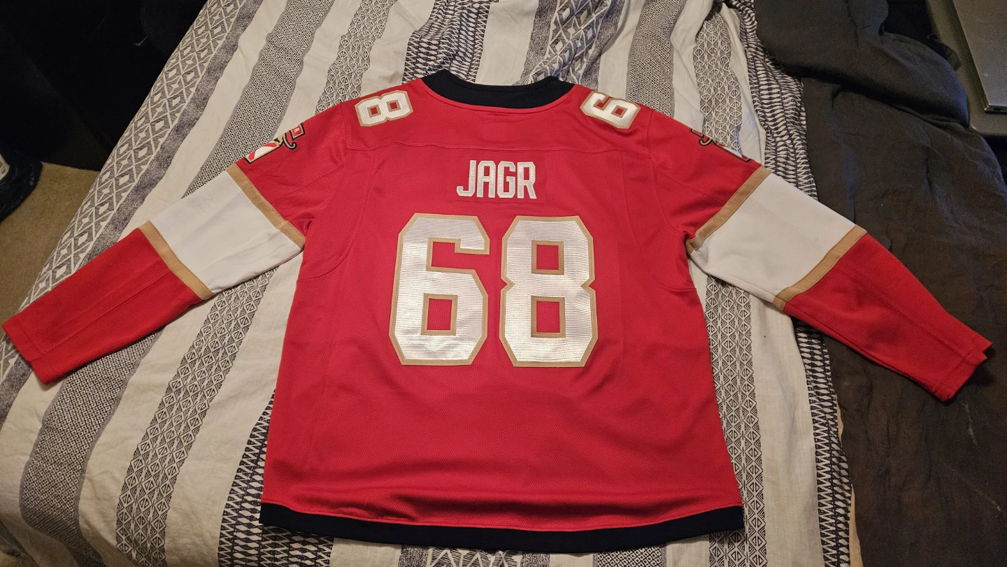 Florida Panthers Jagr #68 Hockey Jersey - photo 2