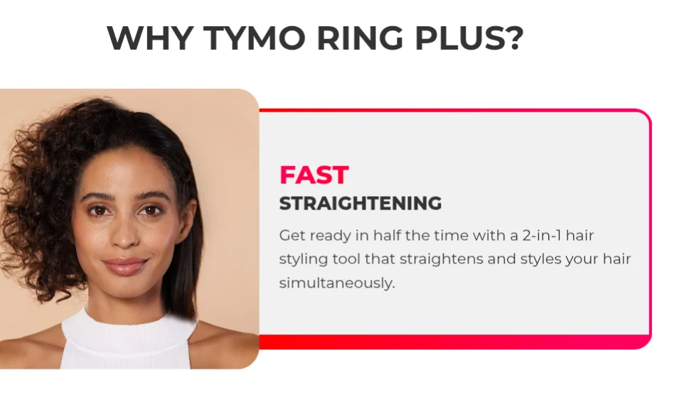 TYMO RING PLUS Hair Straightener Brush - photo 5