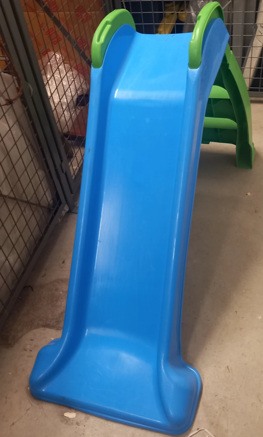 Blue and Green Plastic Toddler Slide - photo 2