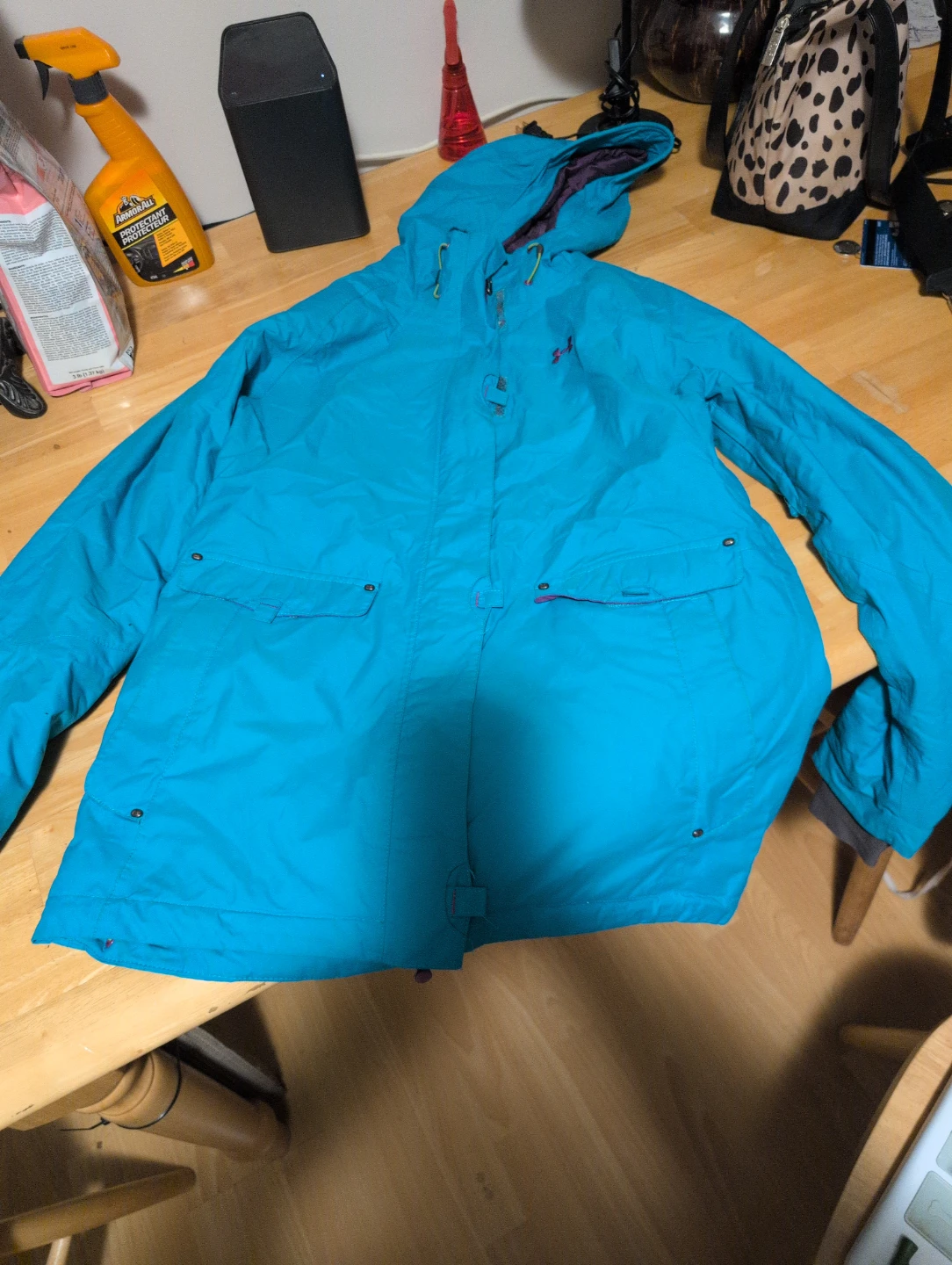 Under Armour Blue Winter Jacket - Medium