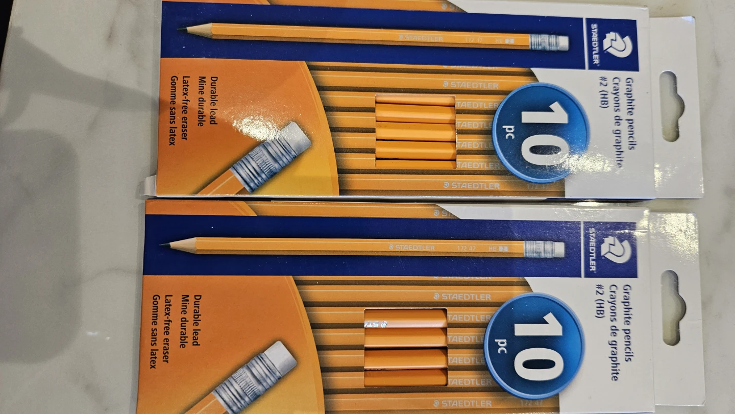 Staedtler Graphite Pencils #2 (HB) - 10 Pack
