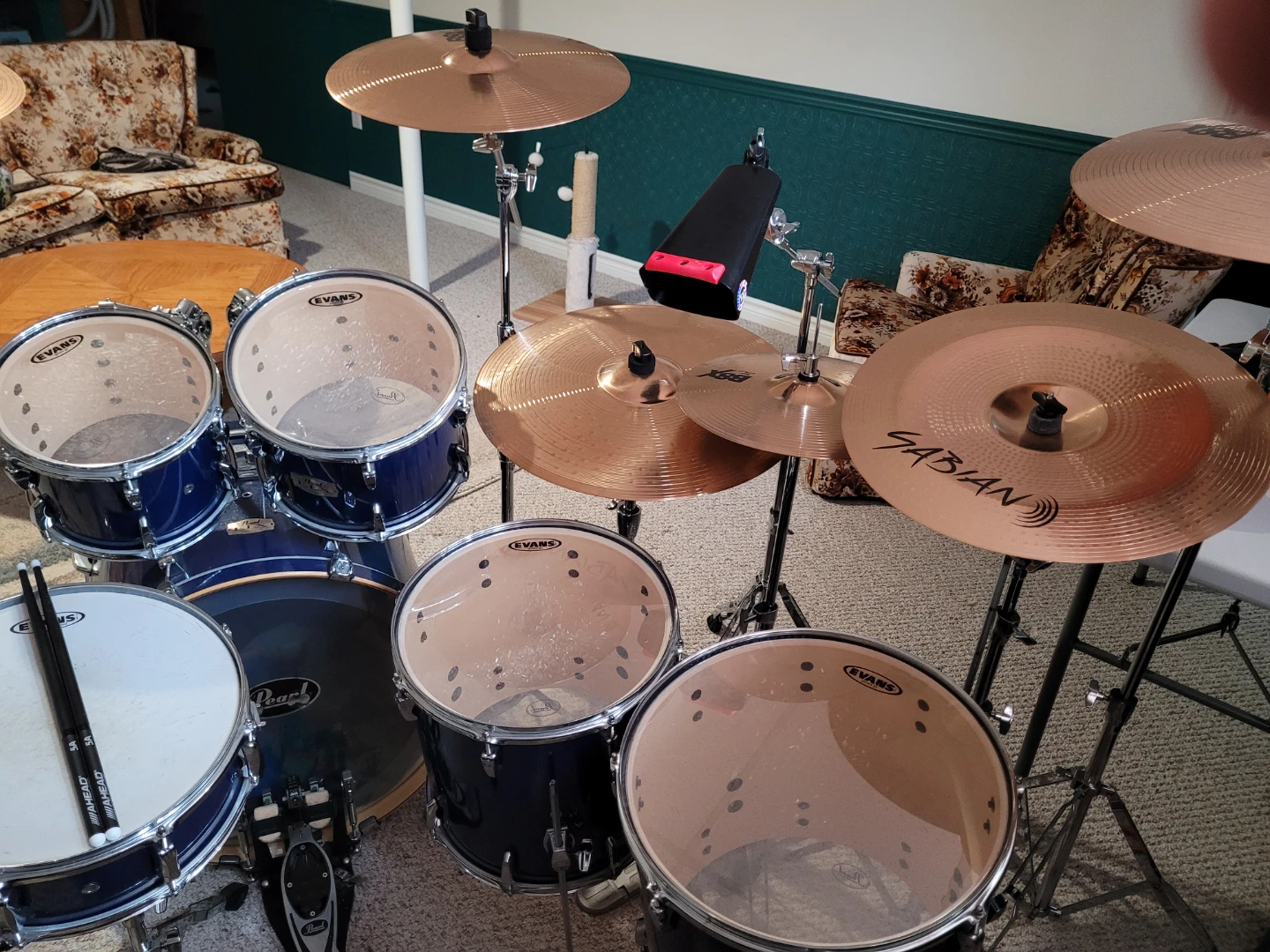 Pearl Drum Set - photo 3