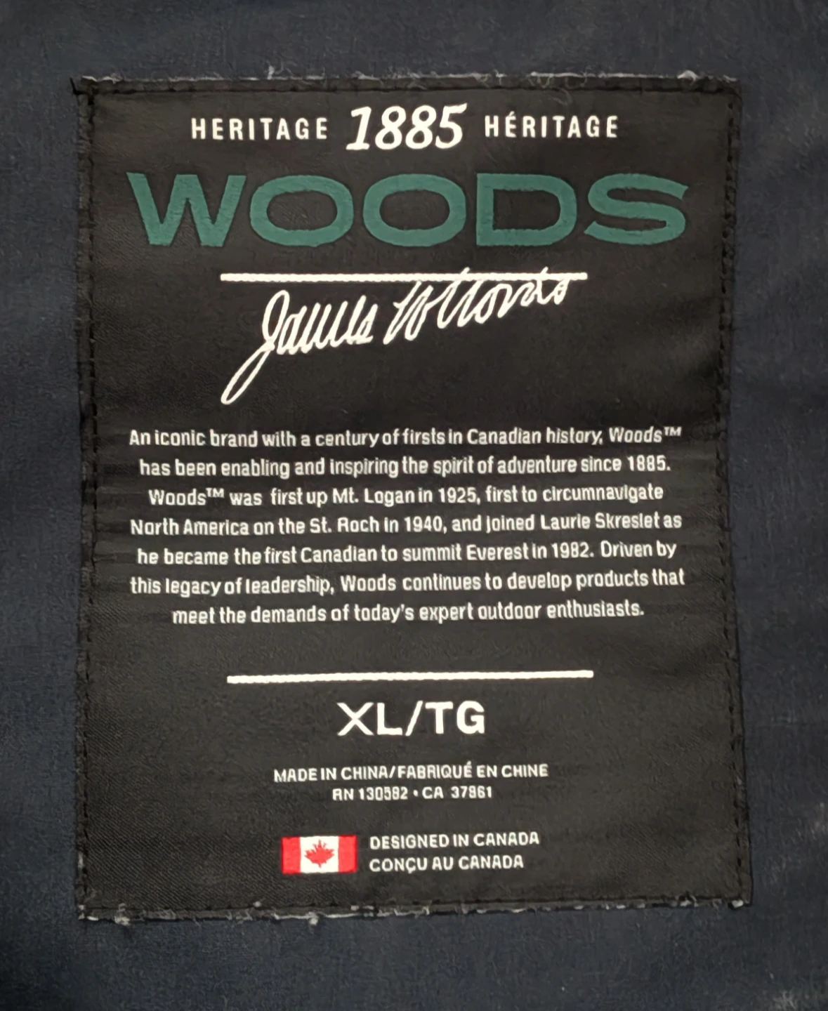 Woods XL Winter Jacket – Insulated Hooded Coat – Great Condition - photo 2
