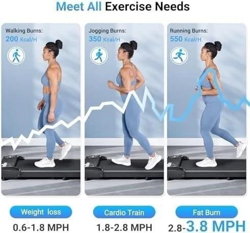 New->TheRun Under Desk Treadmill with Remote - photo 3