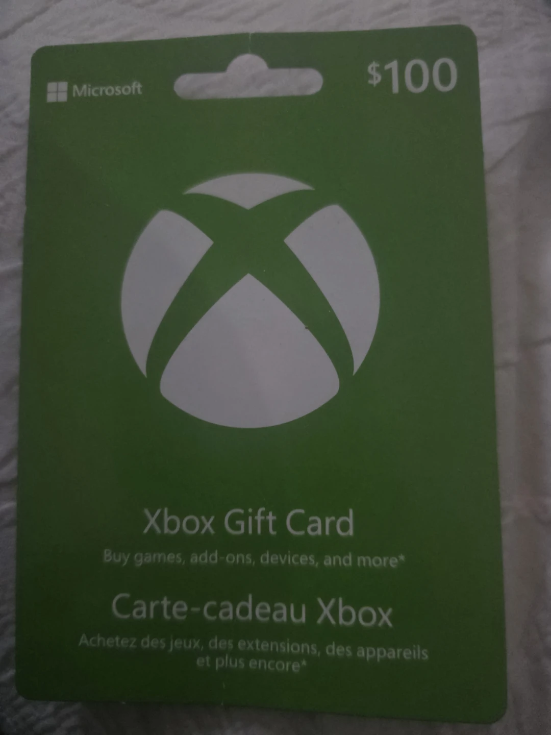 $100 Xbox Gift Card