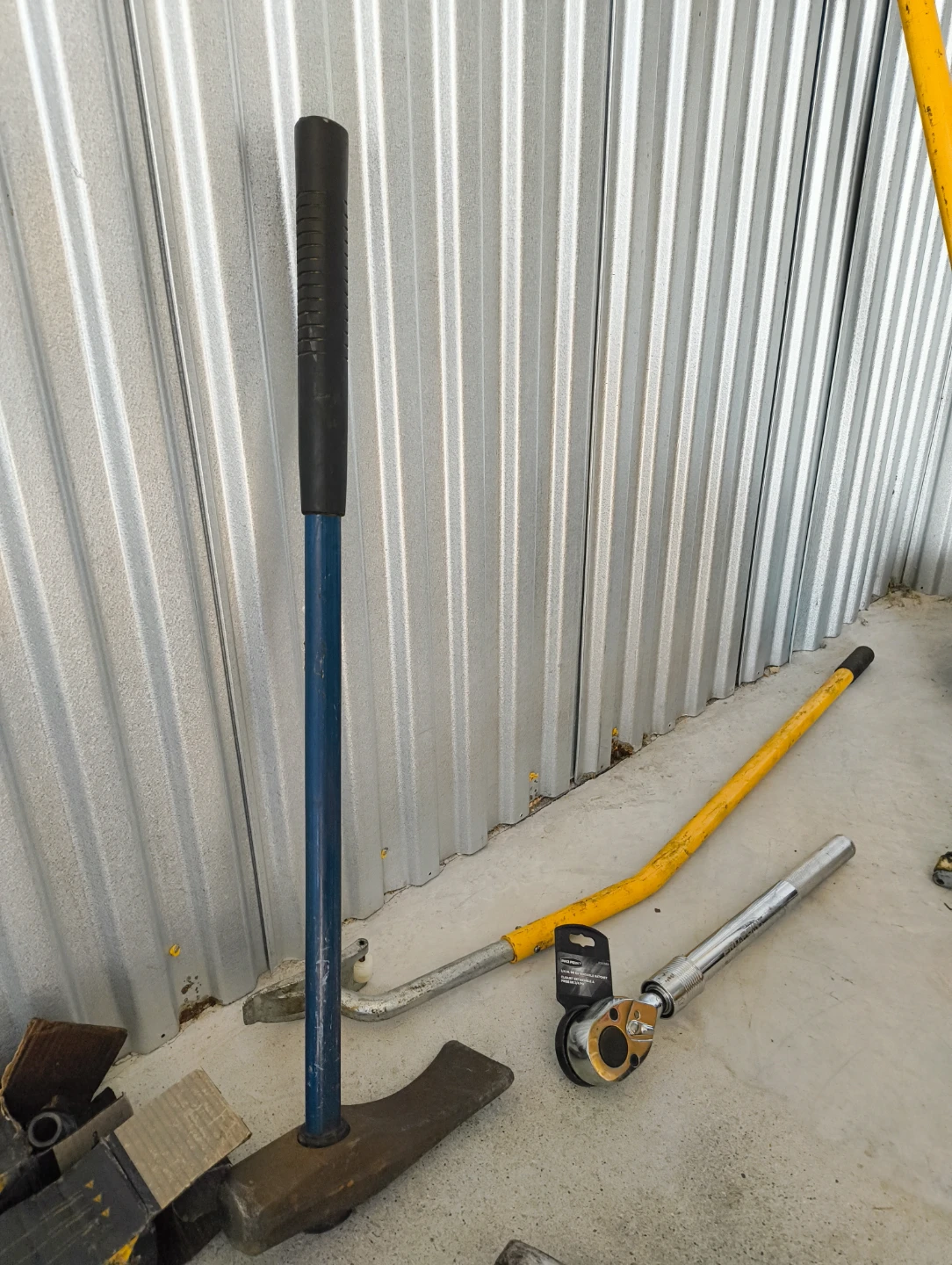Truck Tire Repair Tool Set - Weed Puller and Tamper
