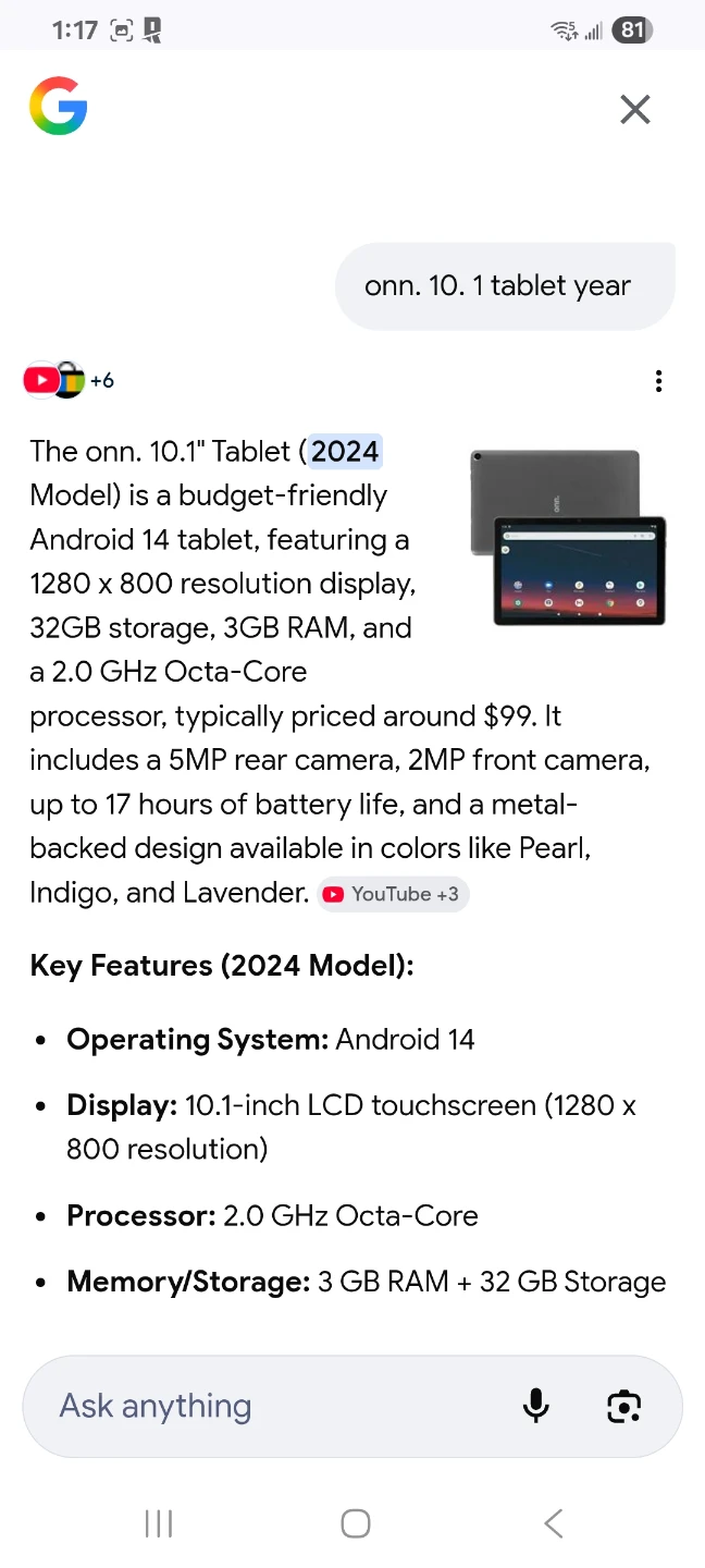 onn. 10.1" Tablet (2024 Model - photo 2