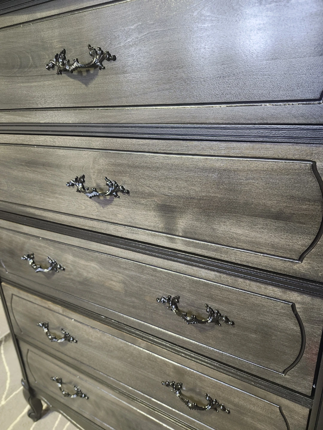French Provincial Tallboy Dresser - photo 2