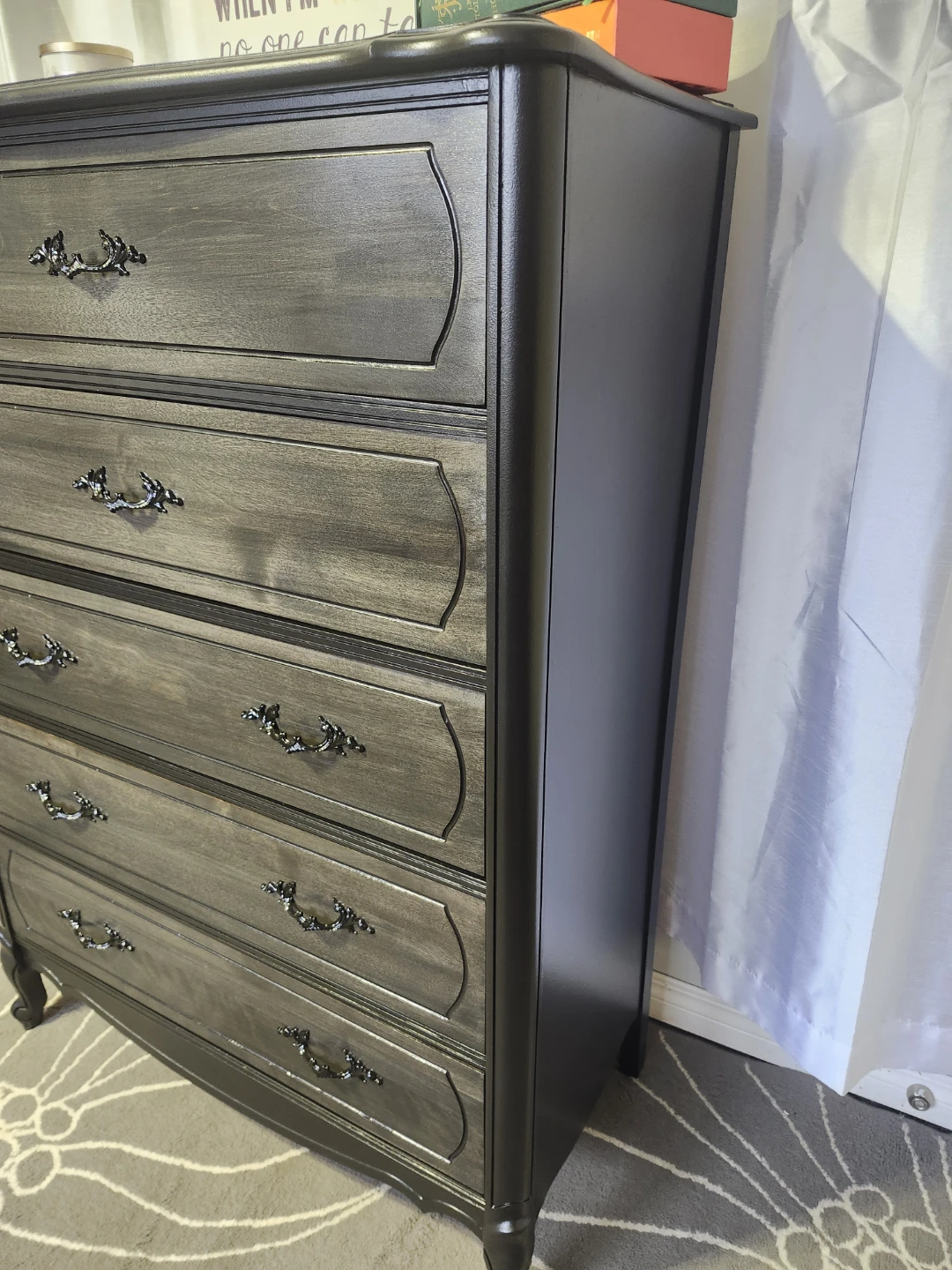 French Provincial Tallboy Dresser - photo 3