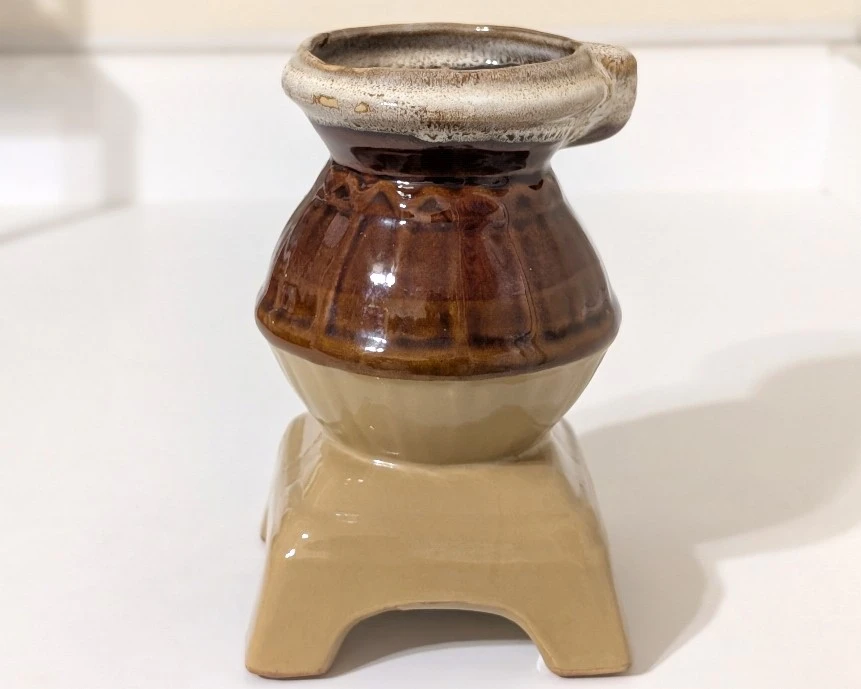 Vintage Decorative Pot Belly Stove Vase - photo 2