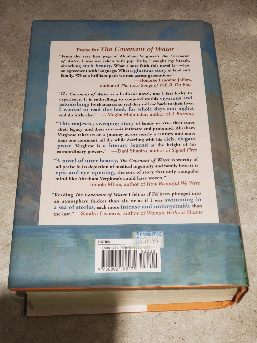 The Covenant of Water by Abraham Verghese Novel - photo 2