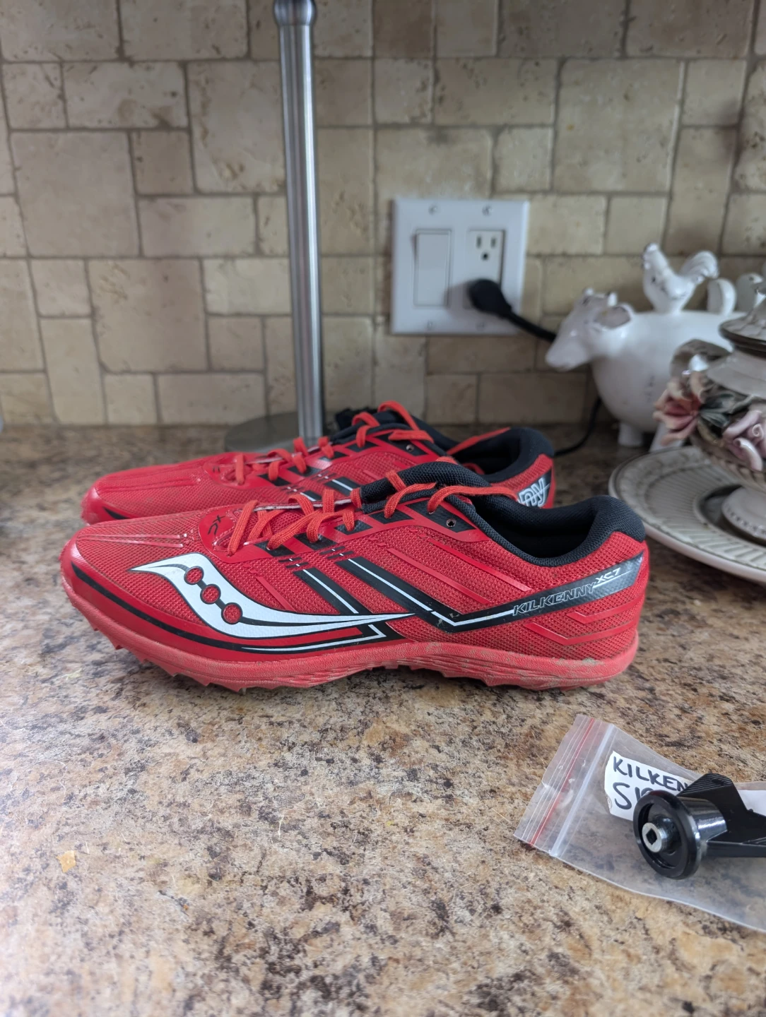 Saucony Kilkenny XC Spikes Running Shoes (Red)