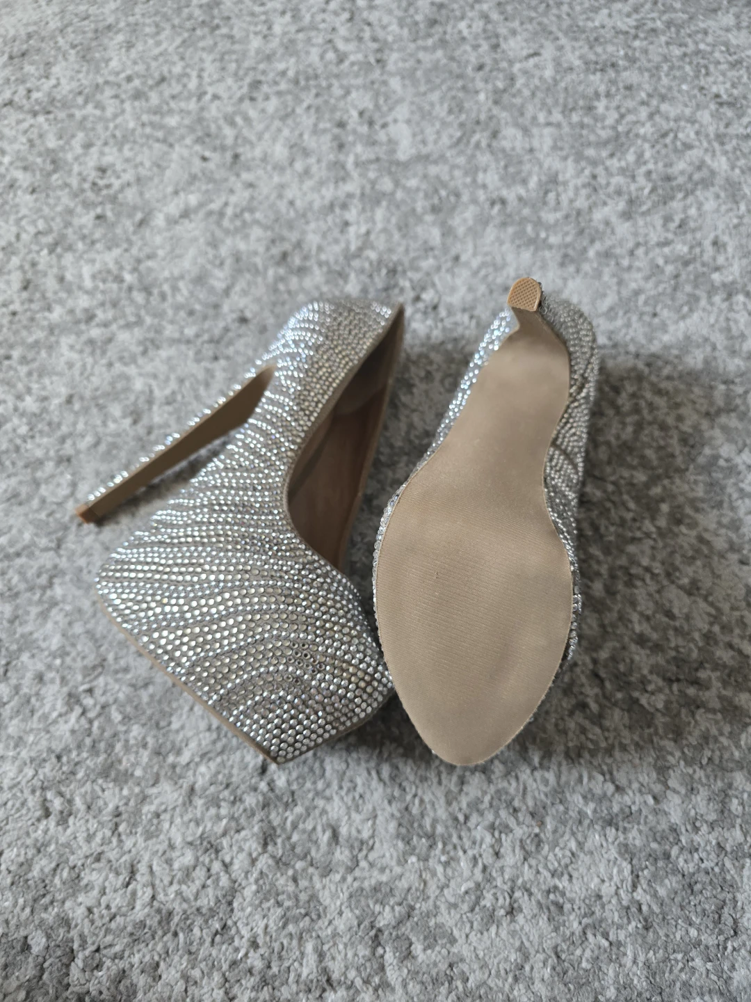 Brand NEW Steve Madden Sparkly Platform Heels - photo 3