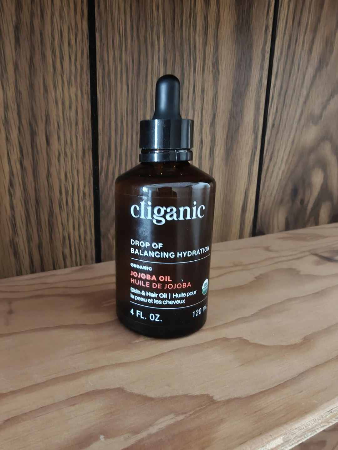 Cliganic Organic Jojoba Oil for Skin & Hair (4 Fl. Oz.)