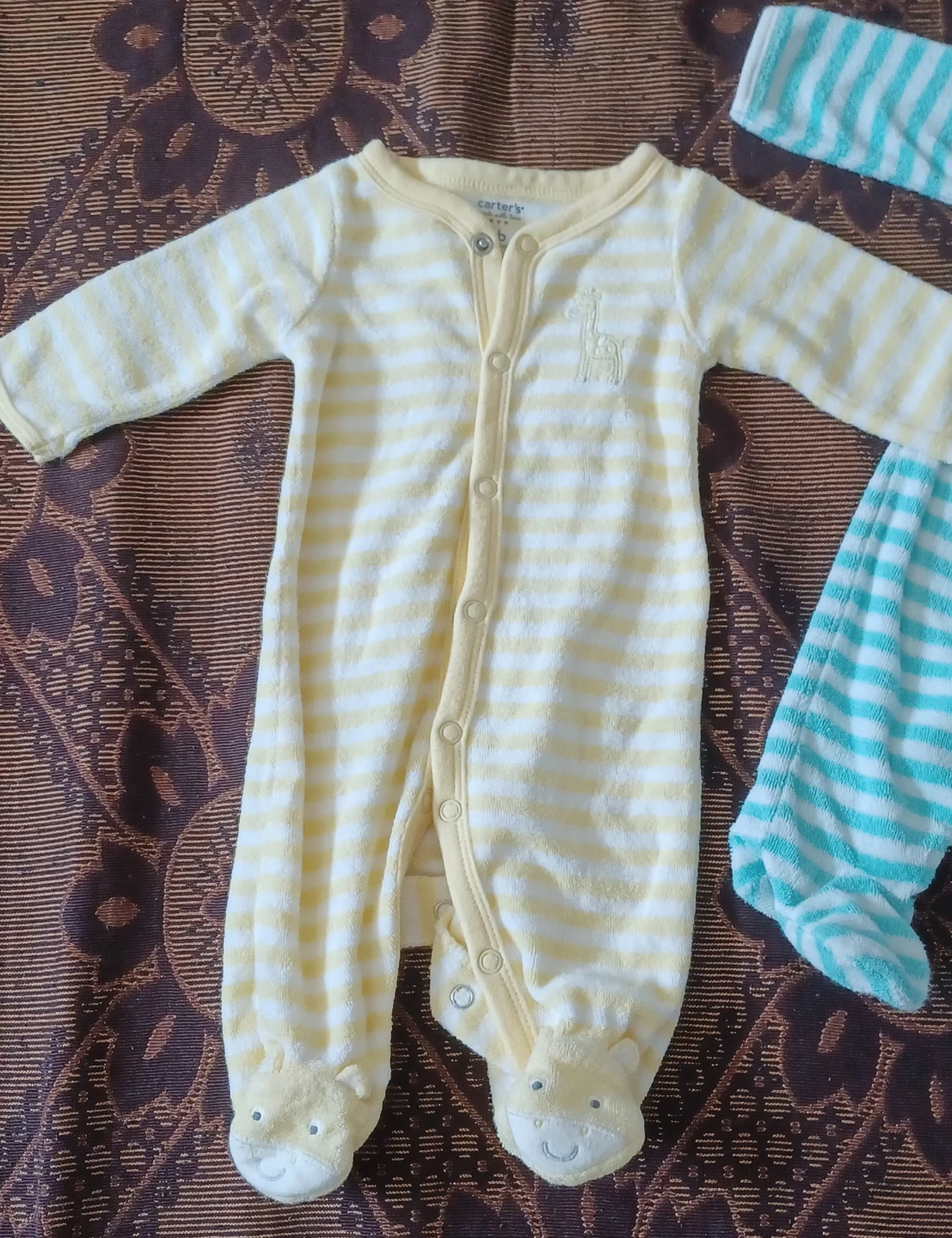 Carter's Newborn "nb" Striped Sleepers (2-Pack) - photo 3