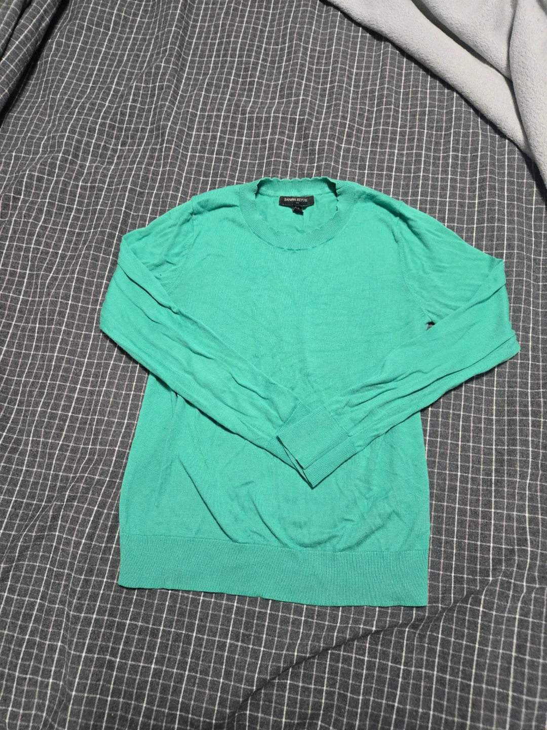 Banana Republic Green Crew Neck Sweater - Size TP - photo 3