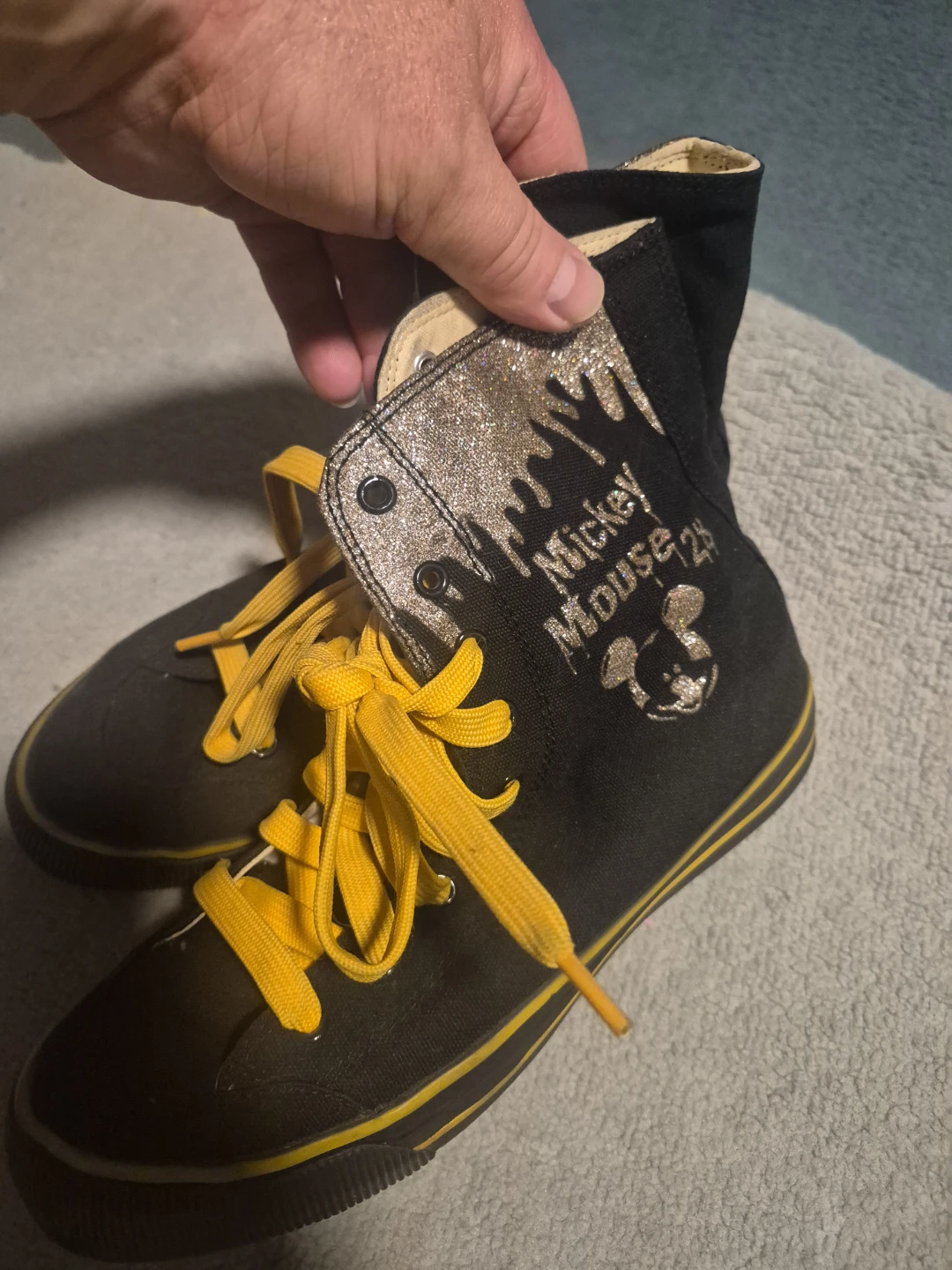 Disney Mickey Mouse High Top Canvas Shoes - photo 2