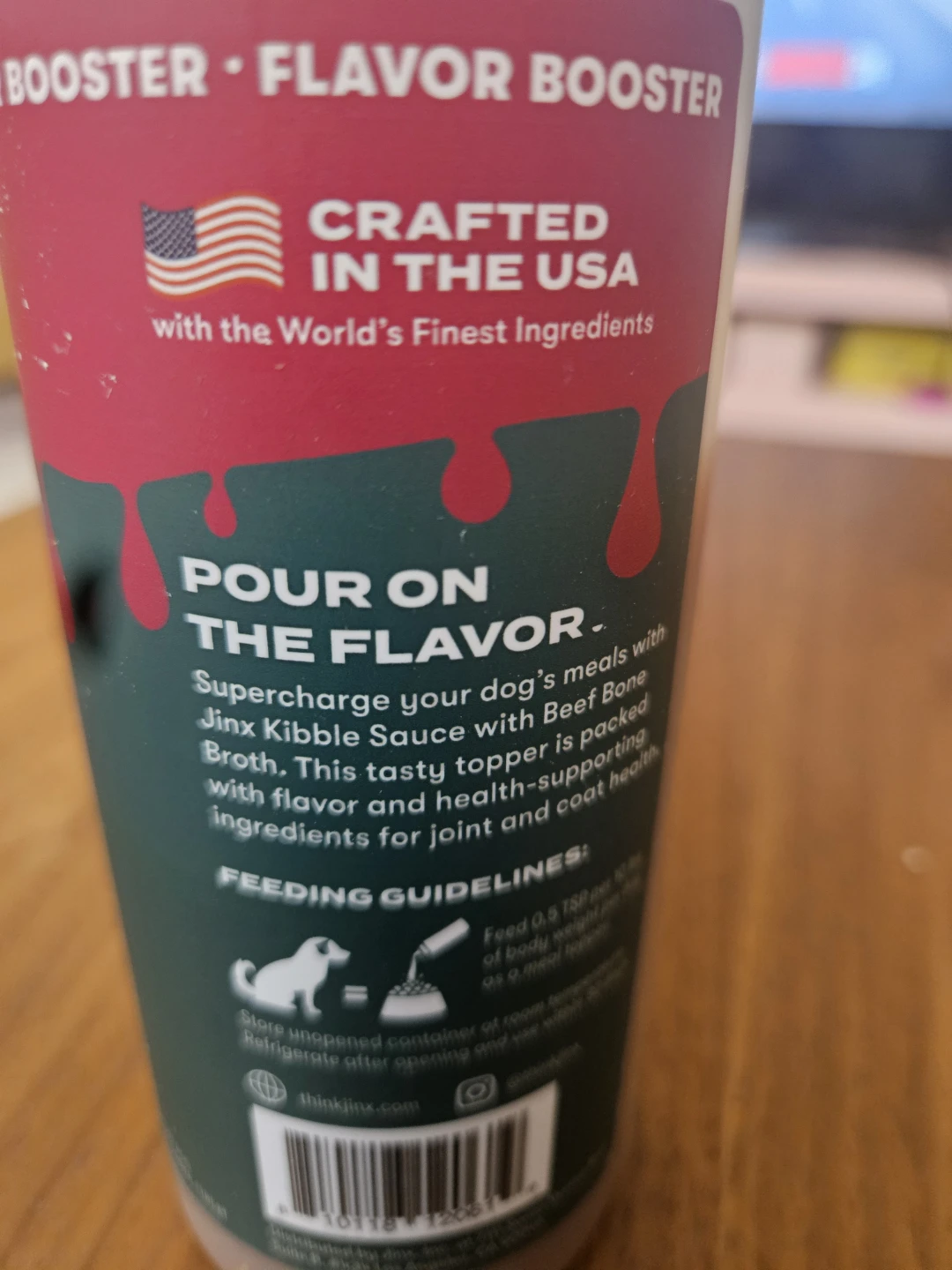 Jinx Kibble Sauce Flavor Booster with Beef Bone Broth - photo 2