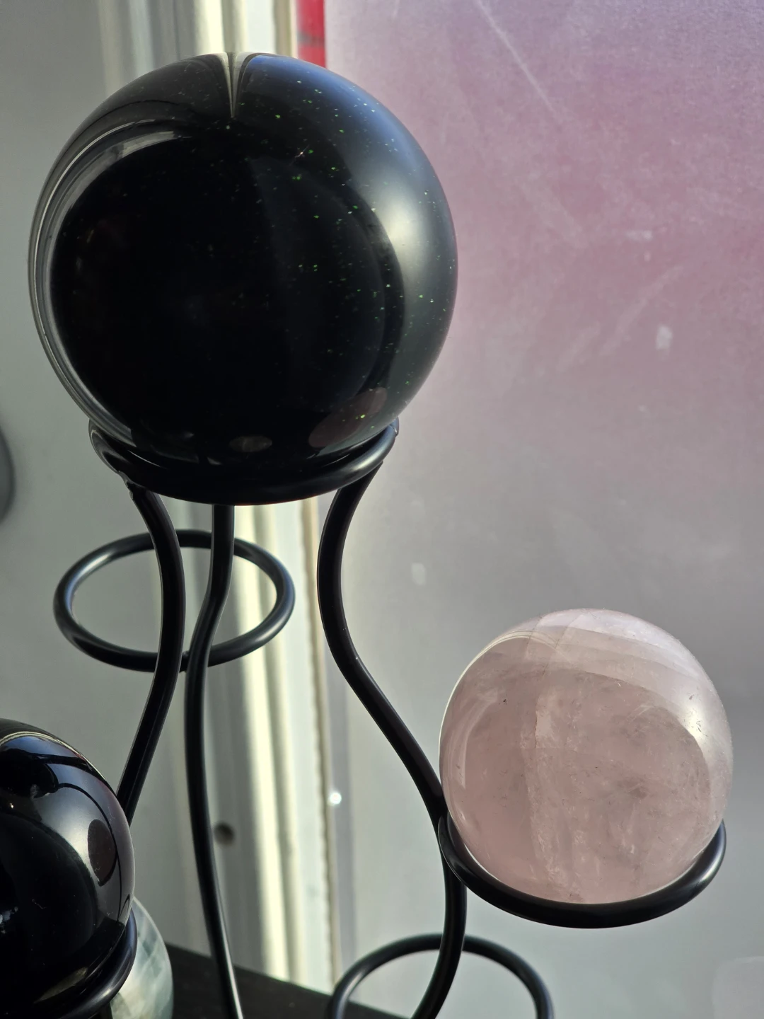 Crystal Sphere Display Stand with 5 spheres - photo 3