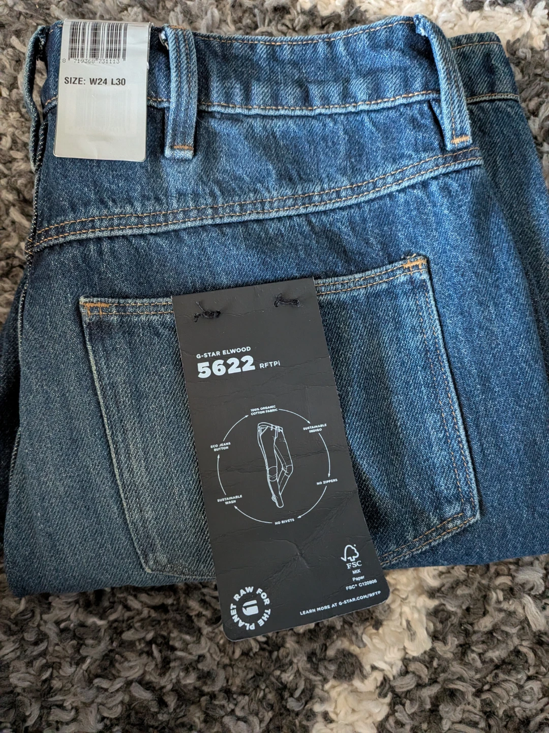 G-Star Elwood Jeans 5622 RFTPi W24 L30 - photo 3