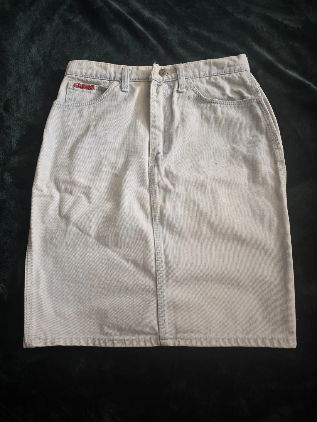 Manager Denim Skirt - Light Wash suze XS- S