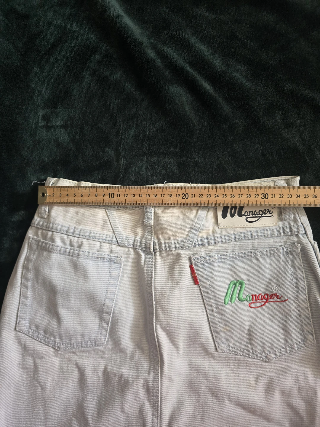 Manager Denim Skirt - Light Wash suze XS- S - photo 3