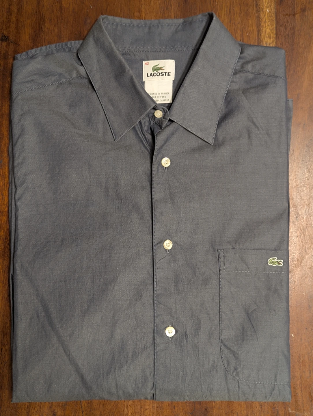 Lacoste Men's Size 42 Dress Shirt