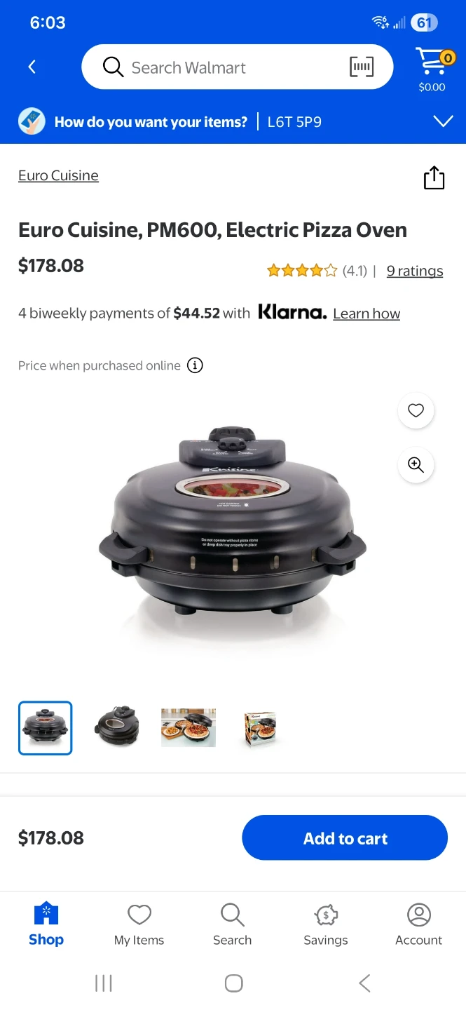 Euro Cuisine PM600 Electric Pizza Oven - photo 3