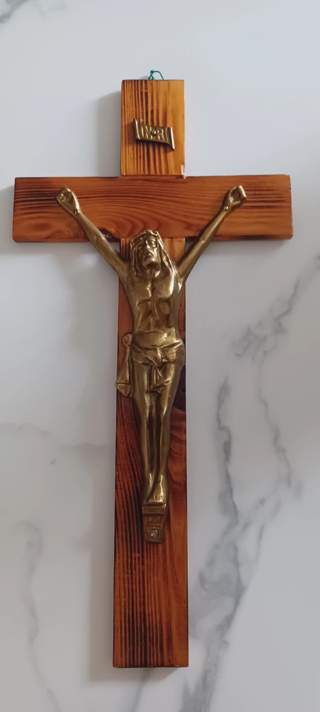 Wooden Antique Crucifix - photo 2