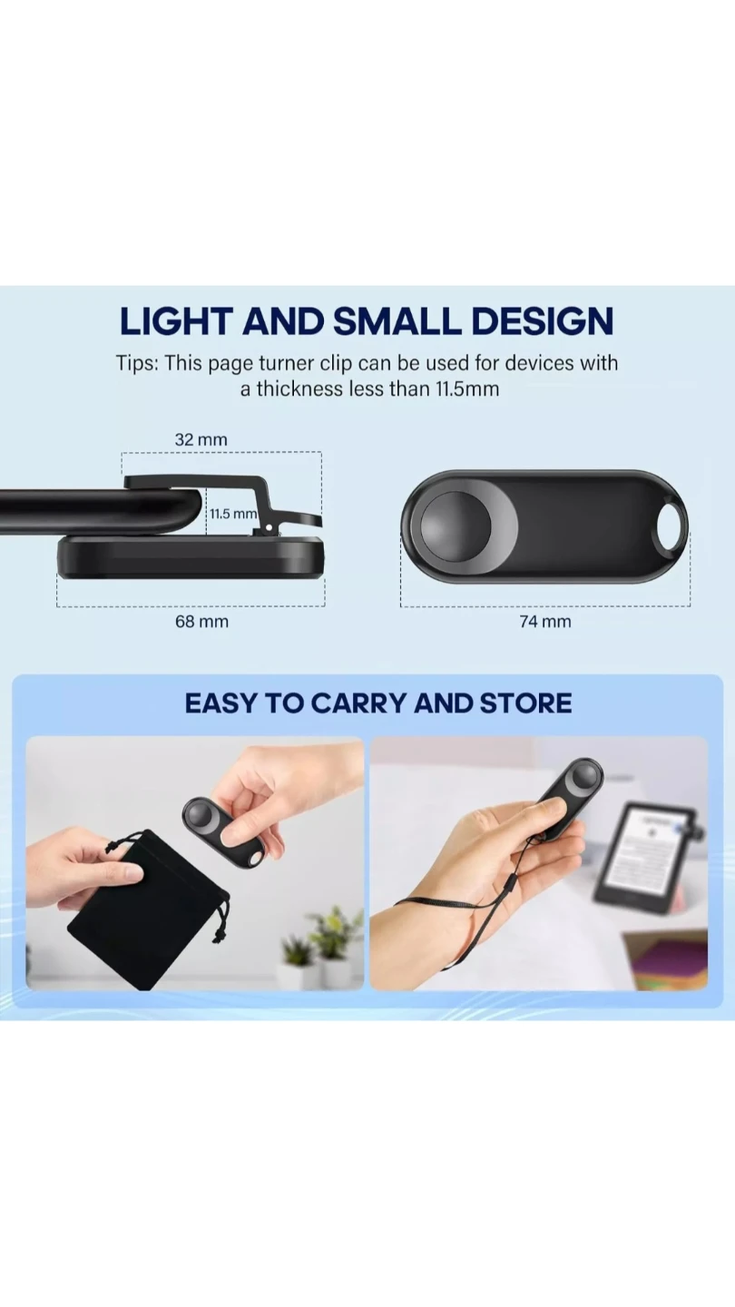 Wireless Page Turner Remote Control for E-readers🧡 - photo 4