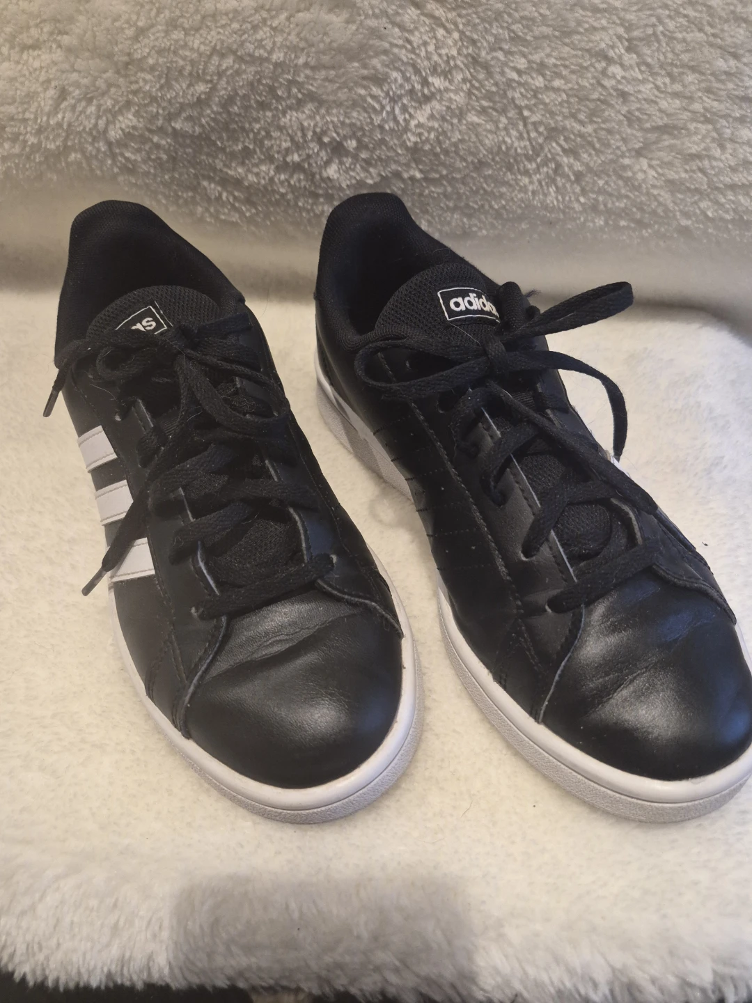 Adidas Black & White Sneakers