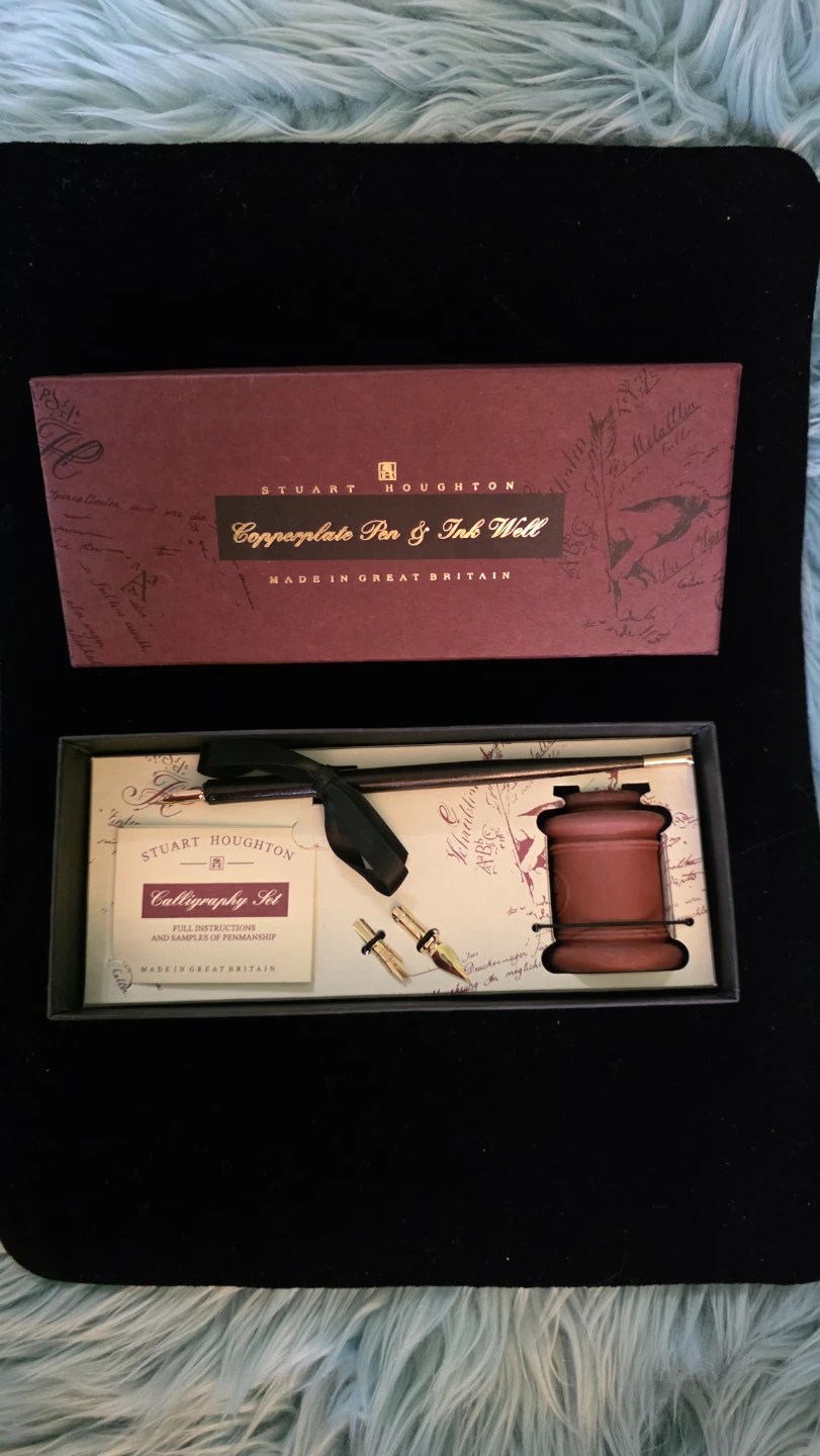 Stuart Houghton Copperplate Pen & Ink Well Calligraphy Set