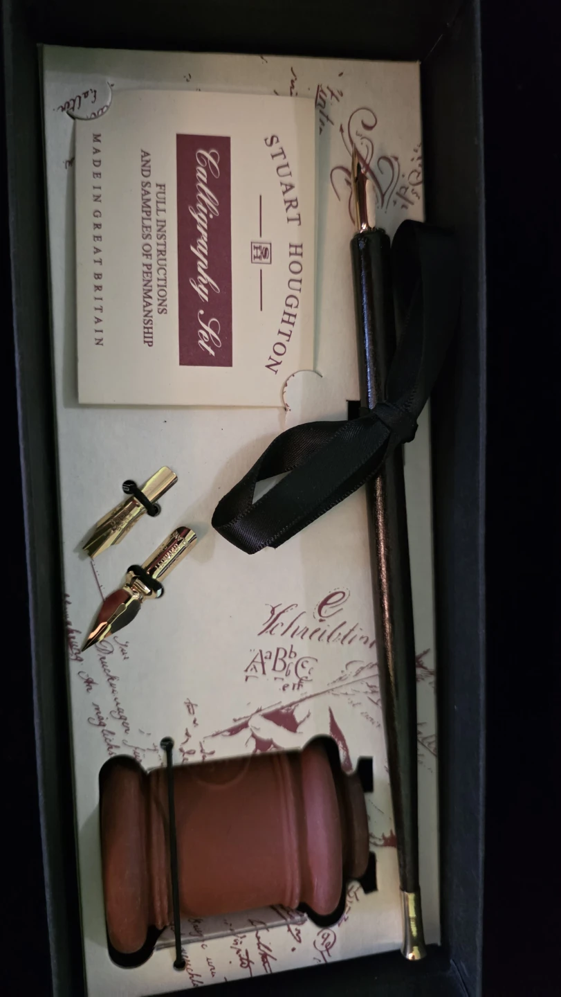 Stuart Houghton Copperplate Pen & Ink Well Calligraphy Set - photo 2