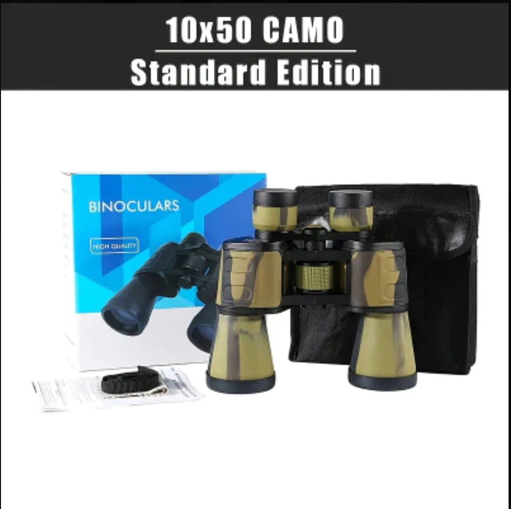 Brand New Standard Camo Edition 10x50 HD Binoculars - photo 2