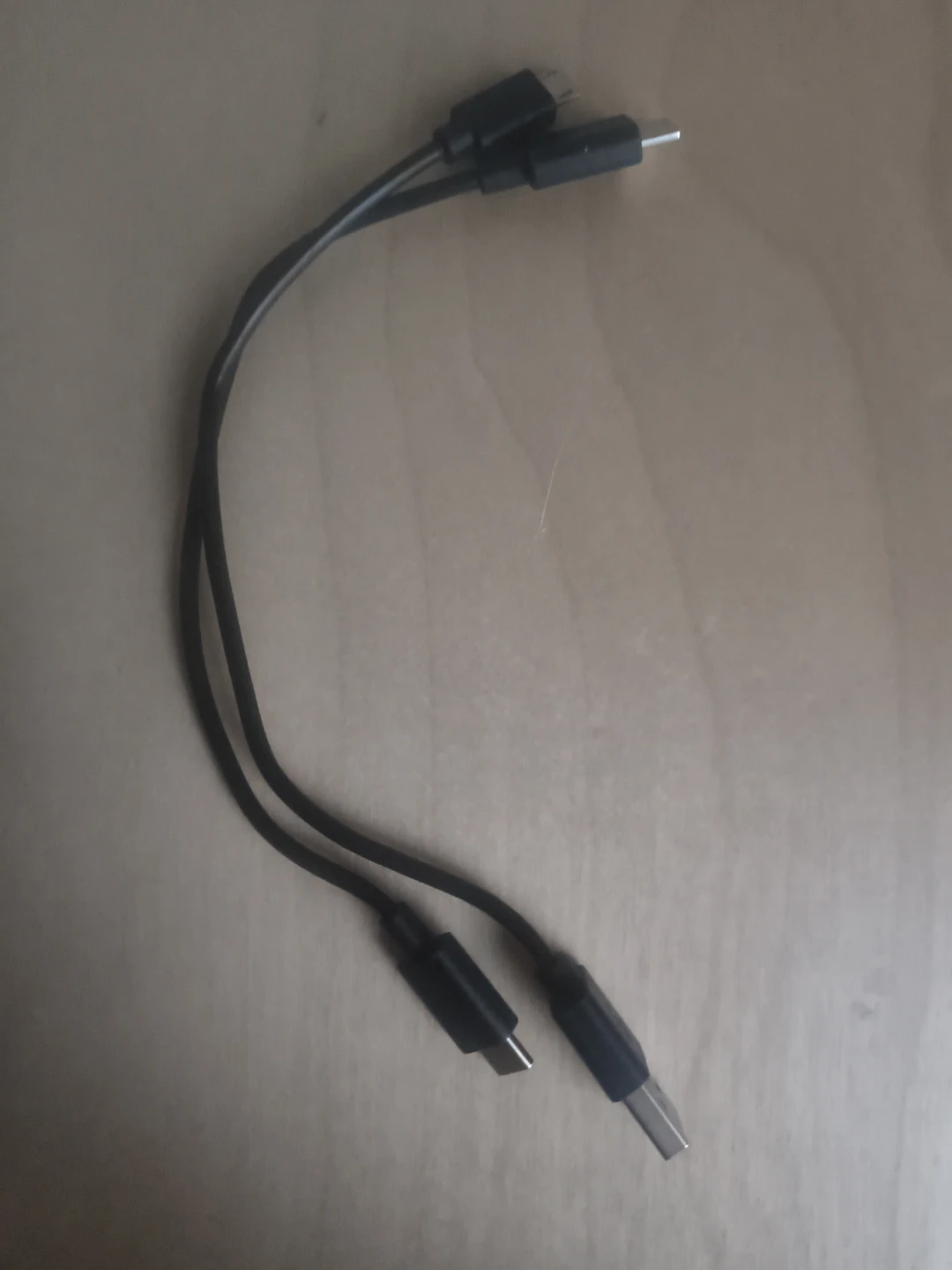 USB A to USB C and Micro USB Cable