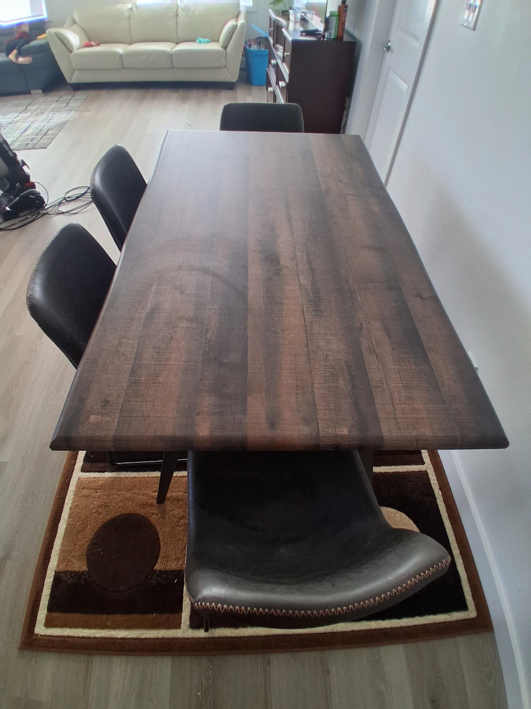 Rustic Wood Dining Table